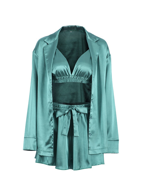 Luxury Champagne Robe Set