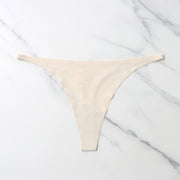 Ice Silk Seamless Panties For Women Soft Thin Band Thongs