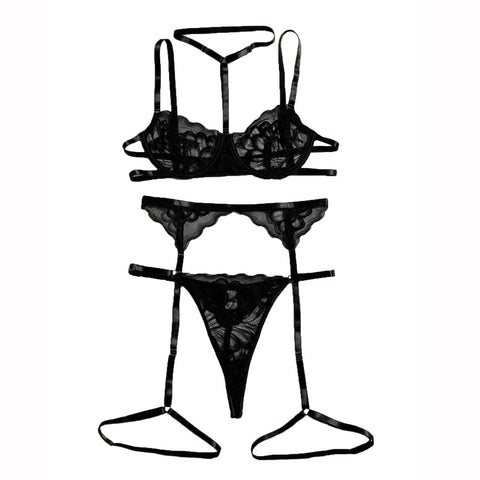 Sultry Seductress Lace Lingerie Set