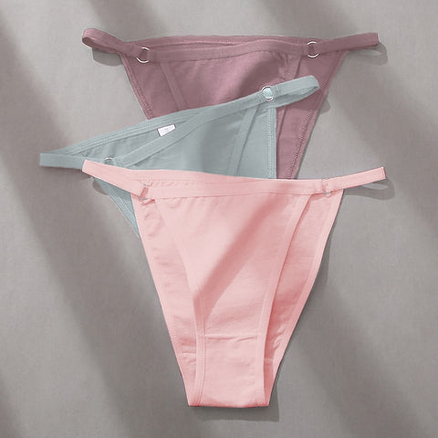 Soft & Snug: 3Pcs/set Women's Cotton Panties