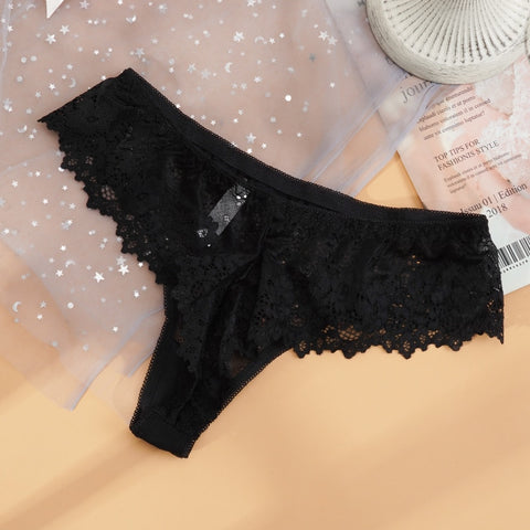 Seductive Sheer Lace G-String Panties: Enhance Your Intimate Allure