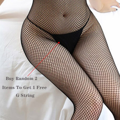 Plus Size Women's Sexy One Piece Open Bra Pantyhose